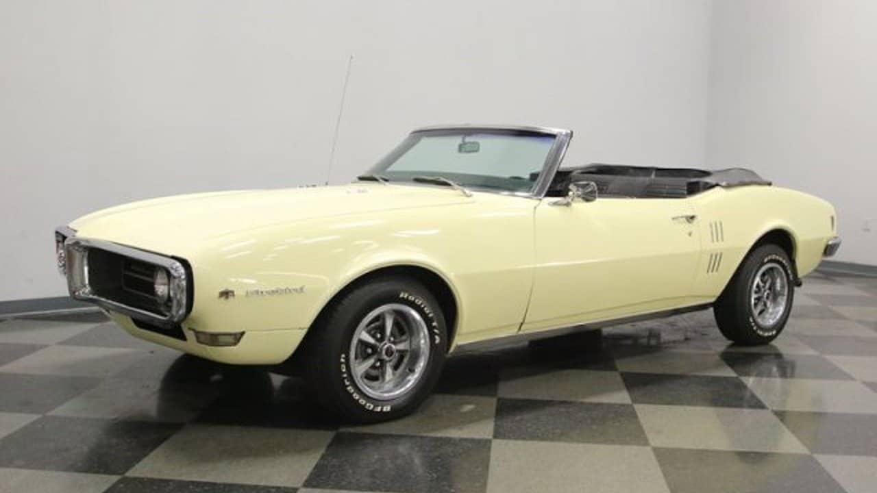 1968 Pontiac Firebird Muscle Car Facts